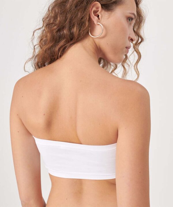 New Brooklyniz Elasticated Bandeau With Ruching - Image 2