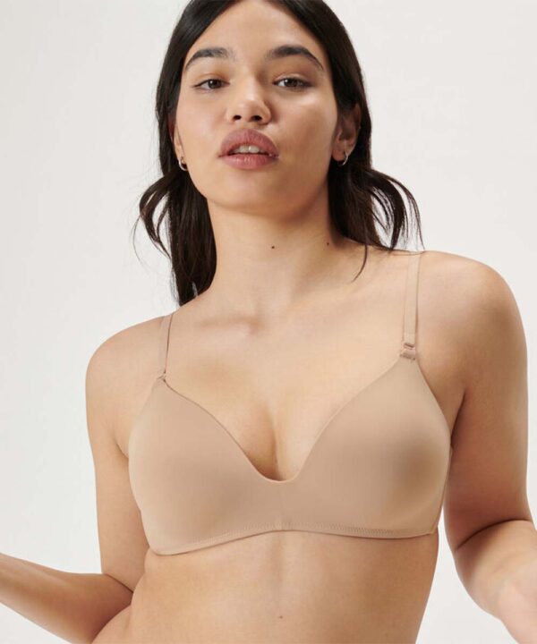 Micro R Ampli Sa Wire-Free Microfiber Push-Up Bra - Image 3