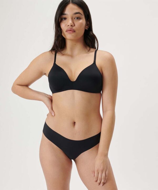 Micro R Ampli Sa Wire-Free Microfiber Push-Up Bra