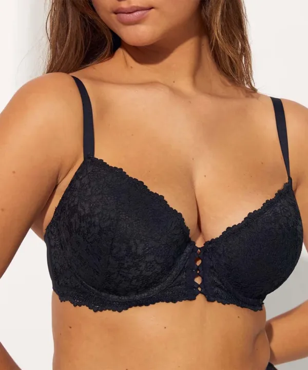 BESTFRIENDIZ:Floral lace push-up bra