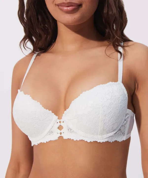 BESTFRIENDIZ:Floral lace push-up bra