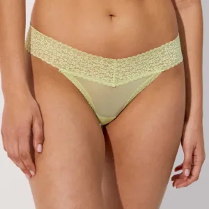 NEW SACHIZ :Lace and fishnet thong