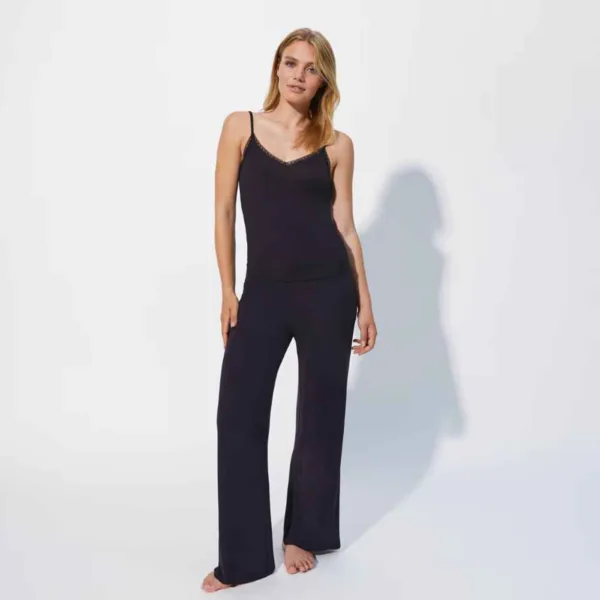 VIVITAMIZ TOP:Lace jersey top - Image 2