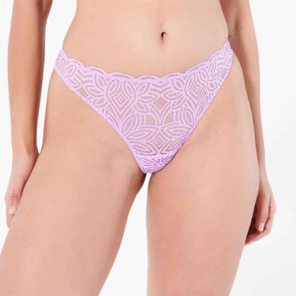 DAILIZ TANGA:Lace tanga briefs - Image 5