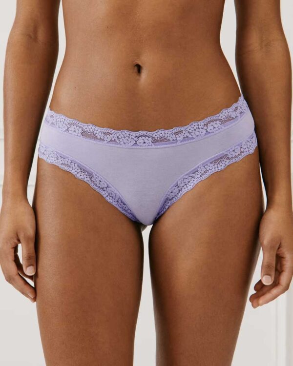 NEW SKINNY CHEEKY:Cotton cheekies - purple