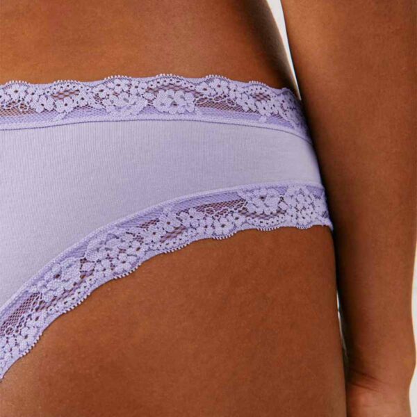 NEW SKINNY CHEEKY:Cotton cheekies - purple - Image 3