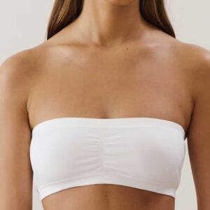 New whitiz white bandeau bra