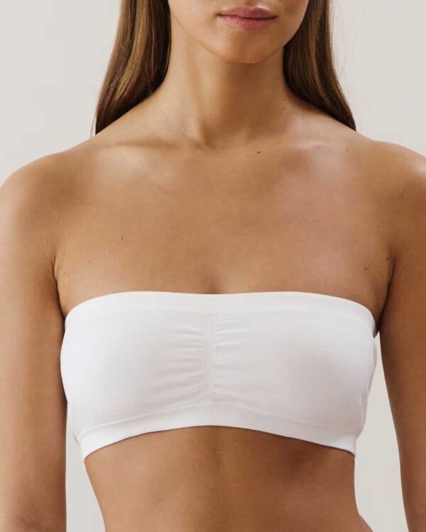 New whitiz white bandeau bra