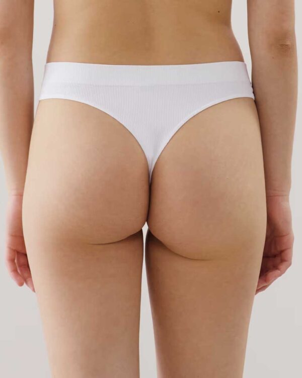 Ribseamstiz:high-waisted ribbed thong - Image 2