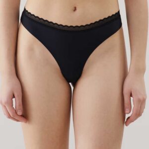 BARAKAKIZ R-TANGA:Microfiber and lace tanga