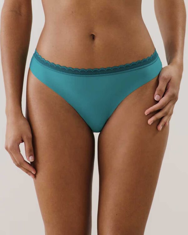 áNEW BARAKAKIZ TANGA:Microfibre and lace tanga briefs