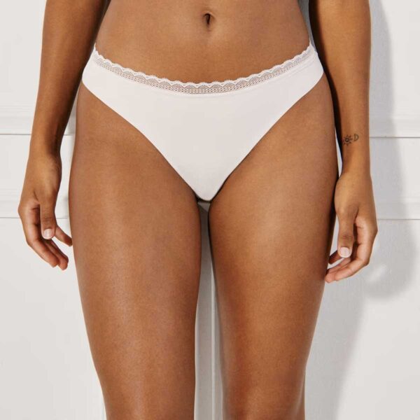 NEW BARAKAKIZ TANGA:Microfiber and lace tanga