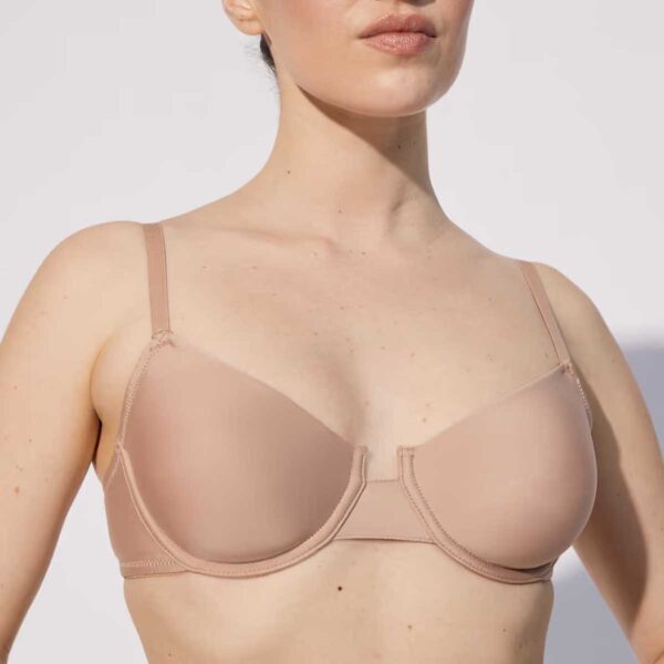 INVISIBLIZ CORBEILLE:Microfiber balconette bra