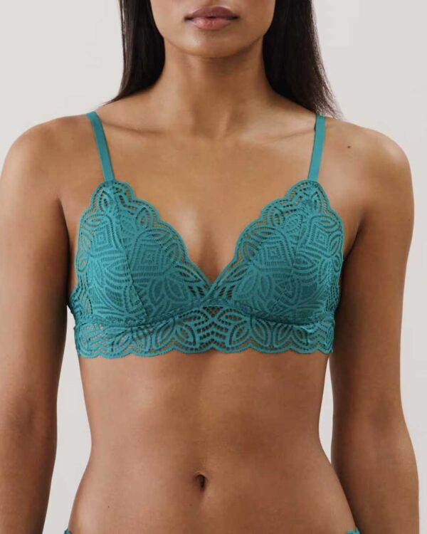 DAILIZ TRIANGLE SA PUSH:Lace push-up triangle bra