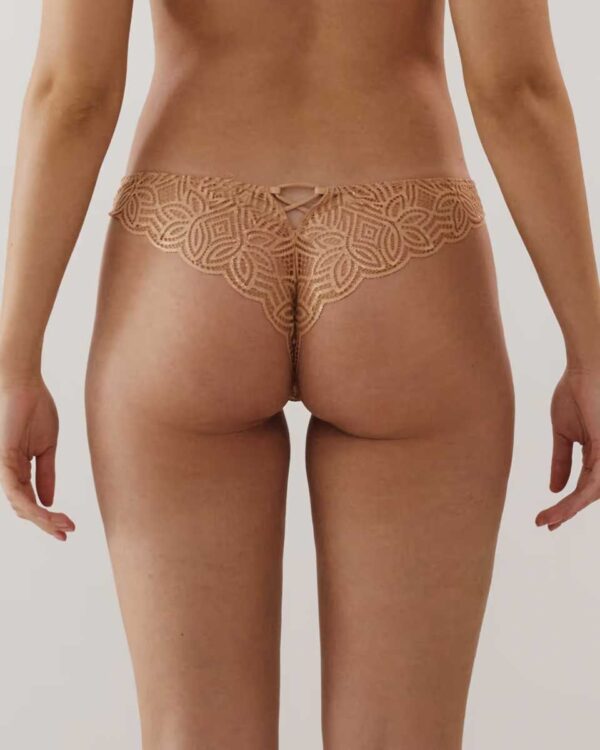 DAILIZ FOILIZ-TANGA:Lace tanga briefs - Image 2