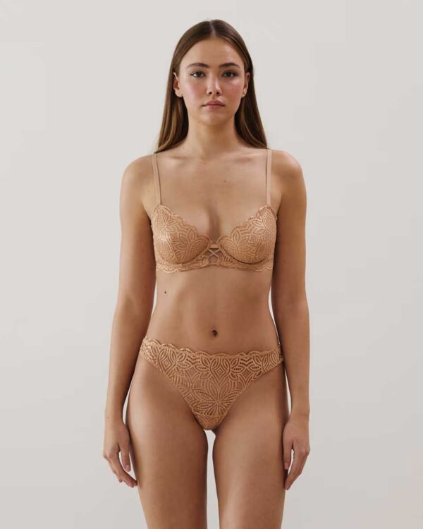 DAILIZ FOILIZ-TANGA:Lace tanga briefs - Image 3