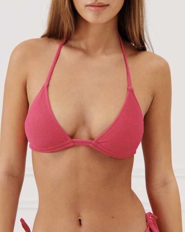 SUNRISIZ TEXTURIZ-TRIA:Triangle - bikini top