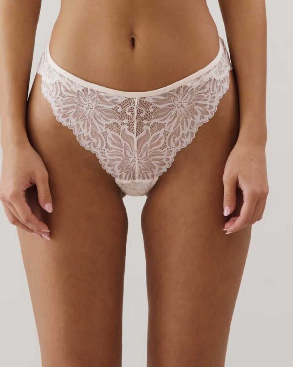 MOCHALATIZ SLIP:Lace panties - pale pink