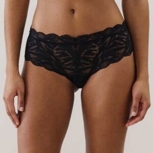 HOTBUTCOMFIZ-CHEEKY:Lace cheekies - black