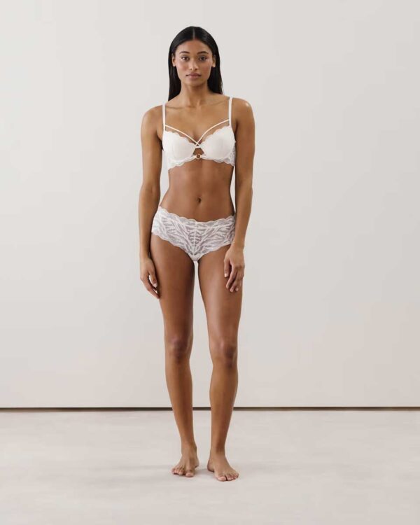 HOTBUTCOMFIZ-CHEEKY:White lace cheekies - Image 3