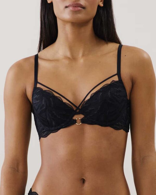 HOTBUTCOMFIZ PUSH:Lace bra - black