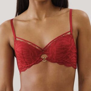 HOTBUTCOMFIZ PUSH:Lace bra - red