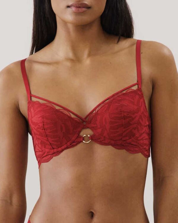 HOTBUTCOMFIZ PUSH:Lace bra - red
