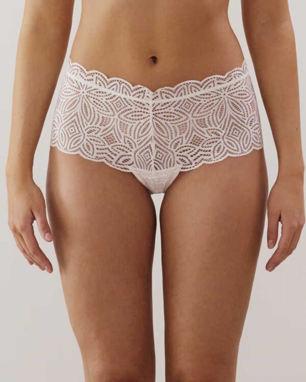 DAILIZ-CHEEKY LACE:Lace cheekies - ecru
