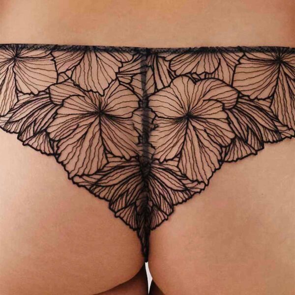 LINDAIZ NUDIZ THONG:Thong with embroidery - Image 3