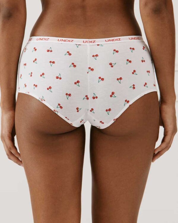 BIGELATIZ SHORTY:Cherry pattern cotton shorts - white - Image 2