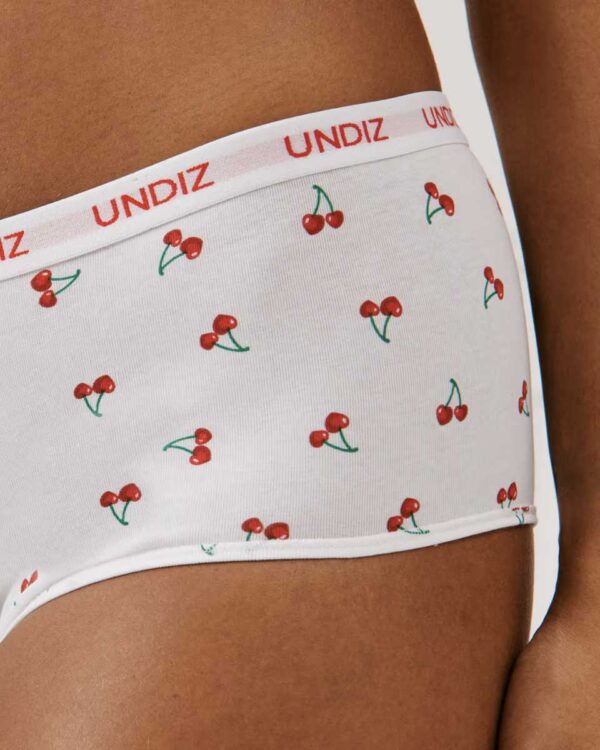 BIGELATIZ SHORTY:Cherry pattern cotton shorts - white - Image 3