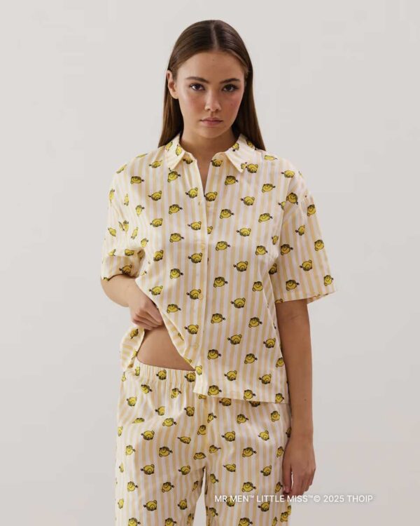 MONSIEUR MADAME:Madame Chill yellow cotton shirt