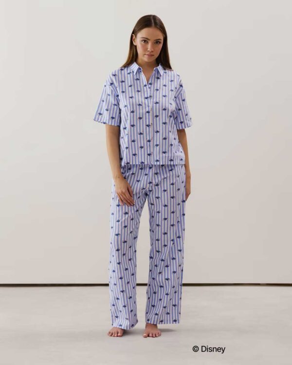 BABYSTITCHIZ-SHIRT:Stitch blue cotton shirt - Image 2
