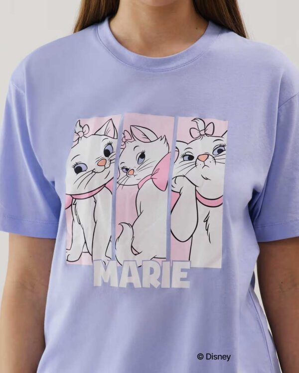 CCOREMARIZ-TOP:Marie jersey top - sky blue - Image 3
