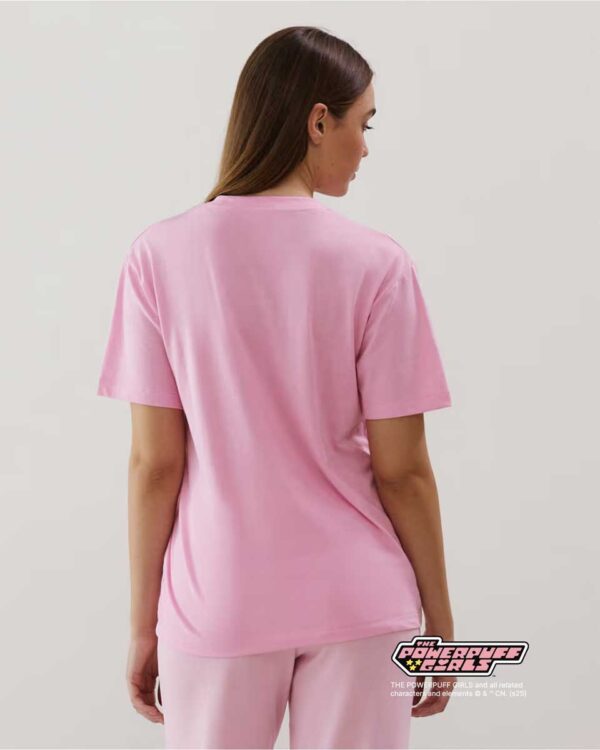 COREPUFFIZ-TOP:Super Nana pink jersey top - Image 2