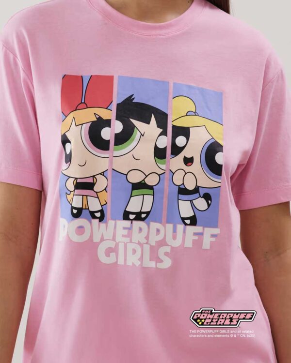 COREPUFFIZ-TOP:Super Nana pink jersey top - Image 3