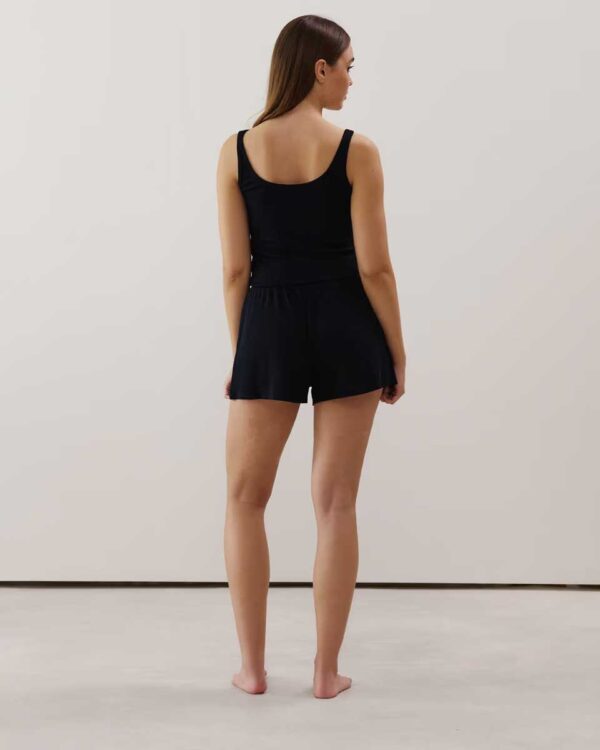 CORENIGHTIZ-TOP:Ribbed jersey tank top - black - Image 3