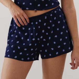 CORENIGHTIZ-SHORT:Ribbed jersey shorts