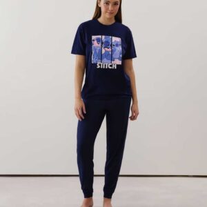 NEWBENIZ PANT:Jersey trousers - navy blue