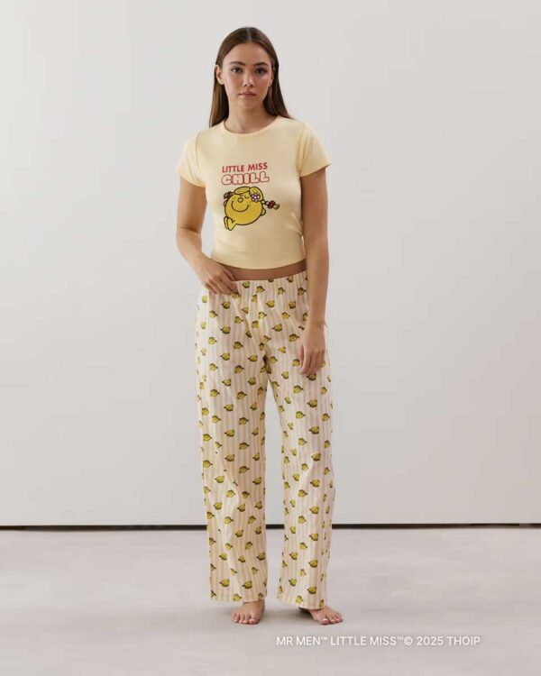 ENGBABYCHIPIZ-TOP:Little Miss Chill jersey crop top - yellow - Image 2