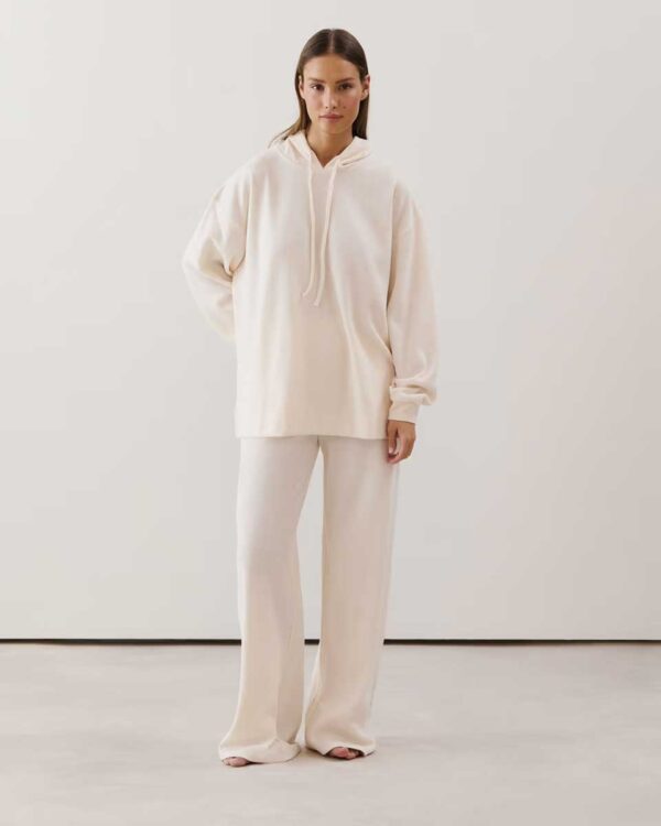 áCOMFYLIZ-SWEAT:Rib knit sweatshirt - beige - Image 2