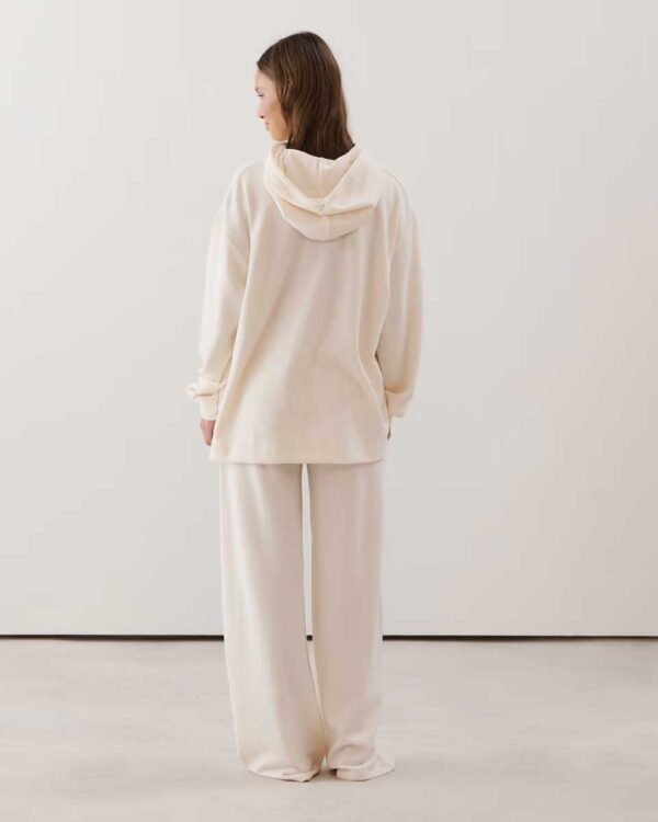 áCOMFYLIZ-SWEAT:Rib knit sweatshirt - beige - Image 3