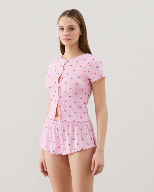 FLATMINICUTIZ-SHORT:Patterned jersey shorts - Image 3