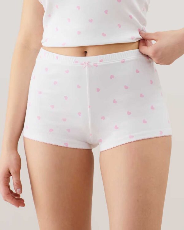 MINILOVIZ-SHORT:Jersey shorts with motif