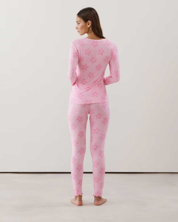 COZYLIZ-LEGGING:Patterned jersey leggings - pink - Image 2