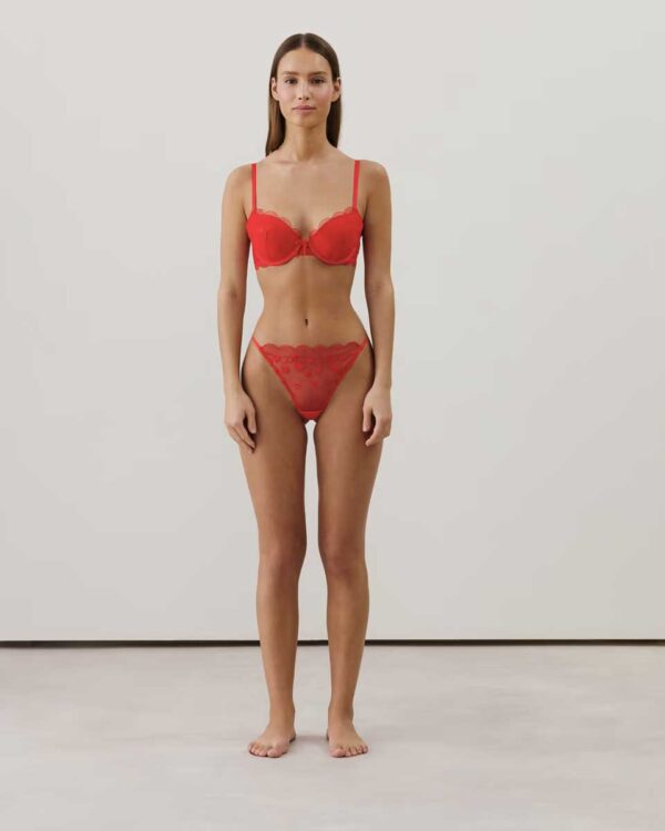 HEARTLOVIZ-PUSH:Push-up bra with embroidery - Image 2