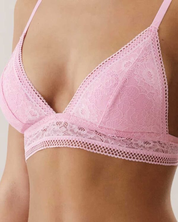 NEW REVOLTIZ-TRIANGLE SA PAD:Lace triangle bra - Image 4