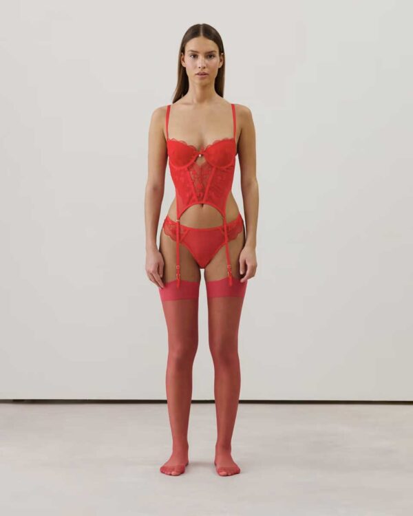 HEARTLOVIZ-SLIP:Brief with embroidery:Brief with embroidery - Image 3