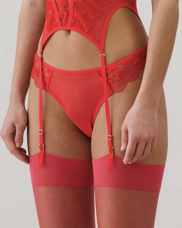 HEARTLOVIZ-SLIP:Brief with embroidery:Brief with embroidery