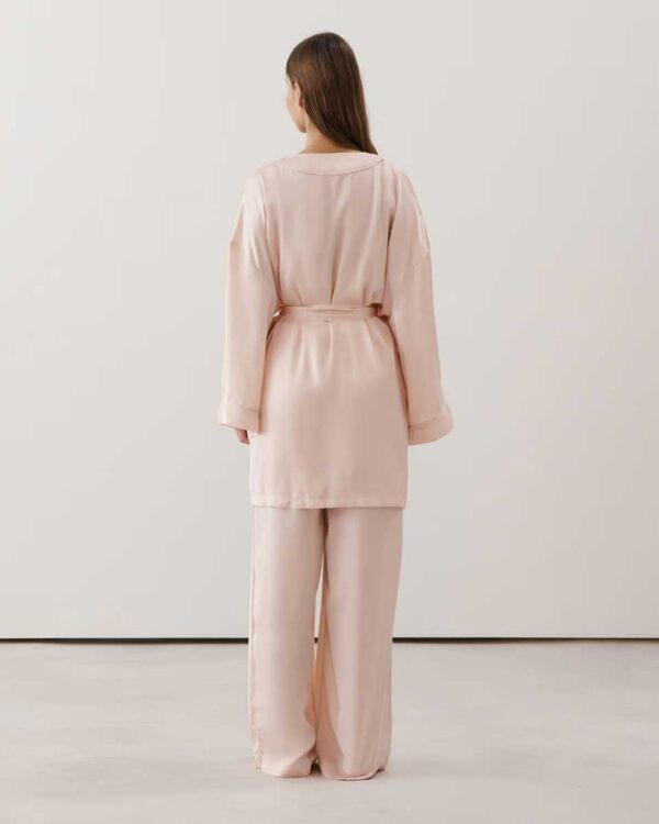 MASRILIZ-PANT:Wide-leg satin trousers - Image 2